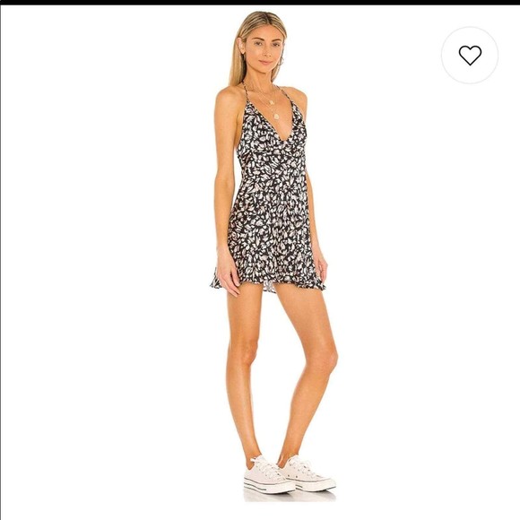 Free People Black and White Chemise - Picture 1 of 11
